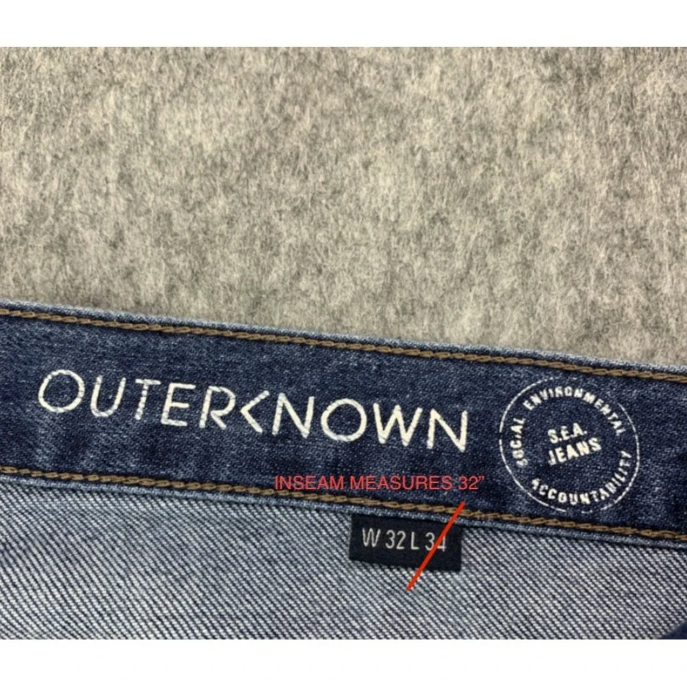 Outerknown S.E.A. Jeans Men's Denim Blue Ambassador Organic Cotton - Size 32x32